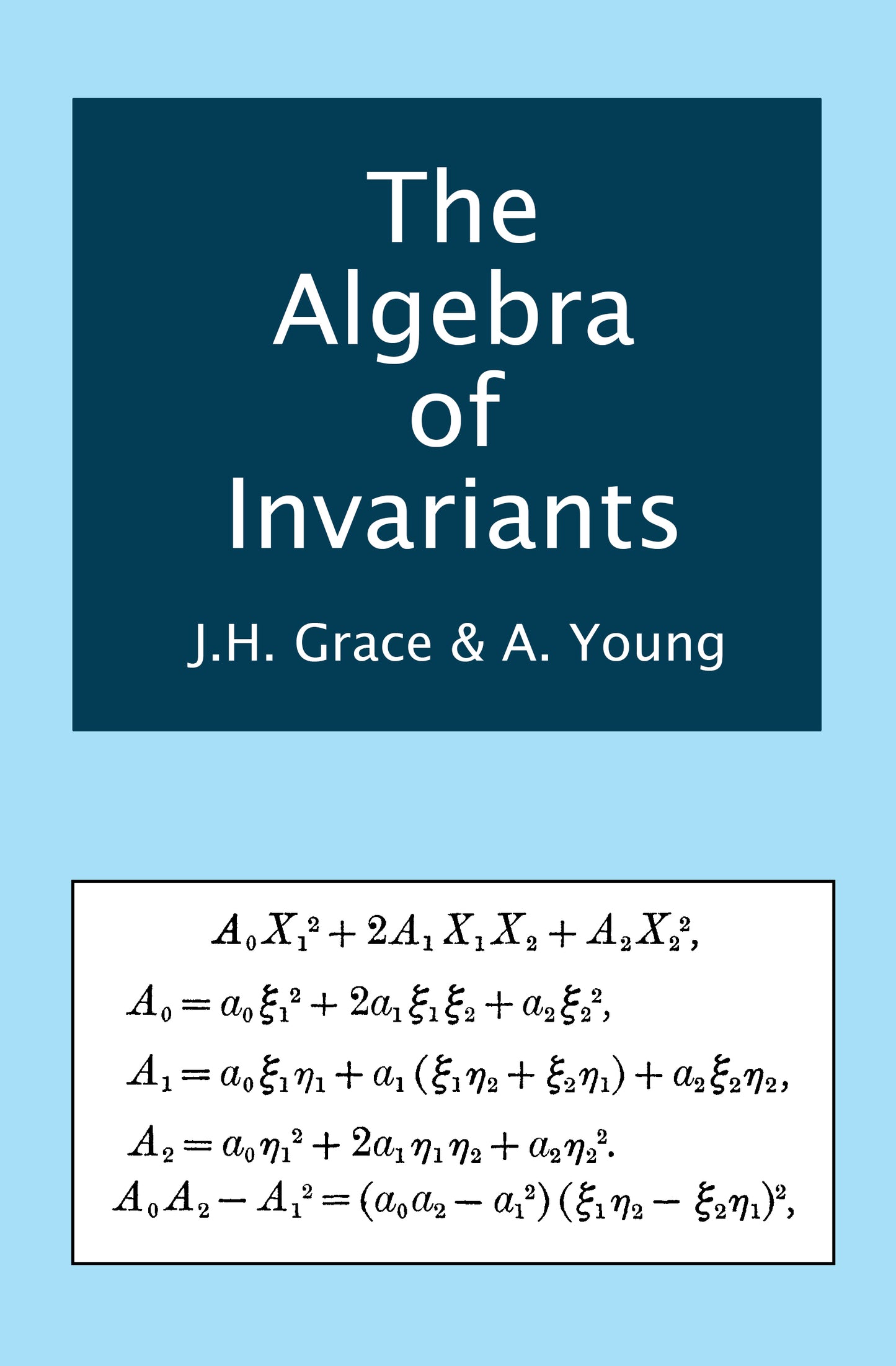 The Algebra of Invariants
