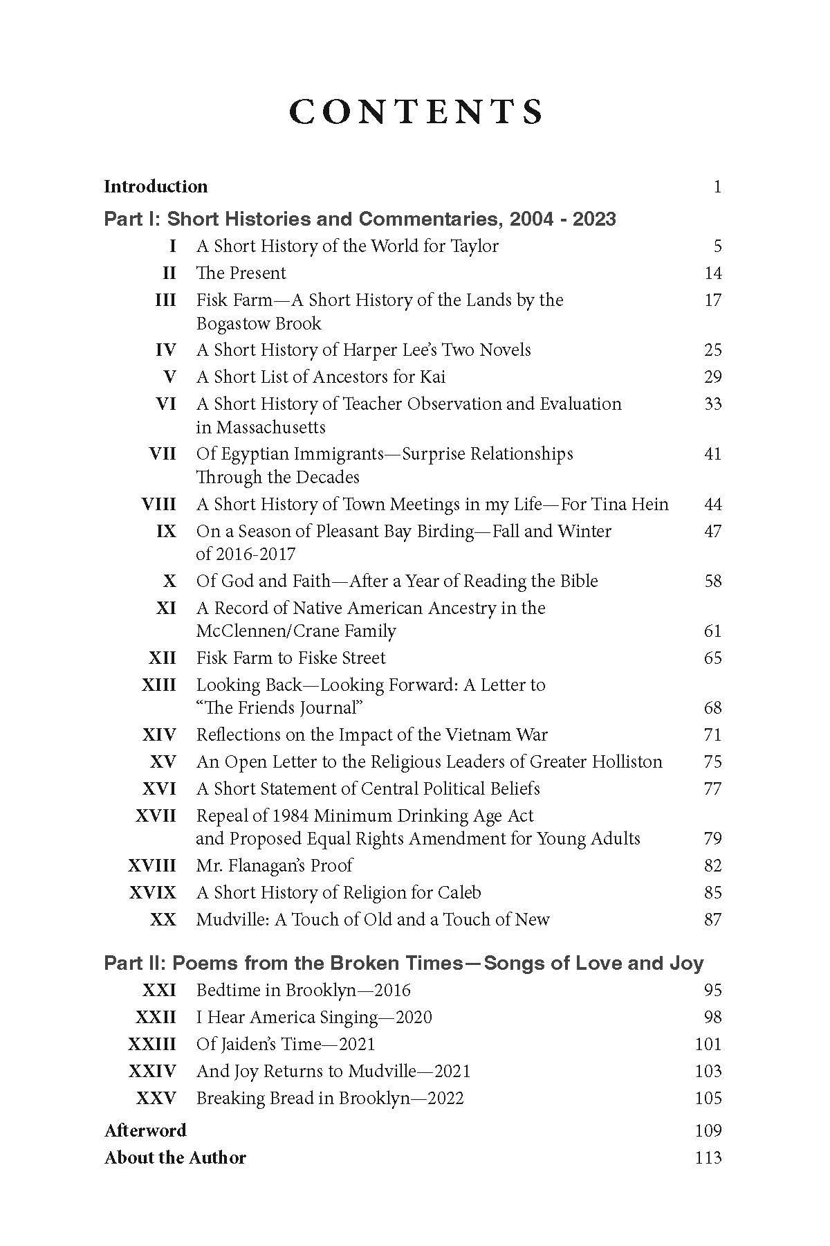 Looking East: Short Histories and More 2004 - 2023