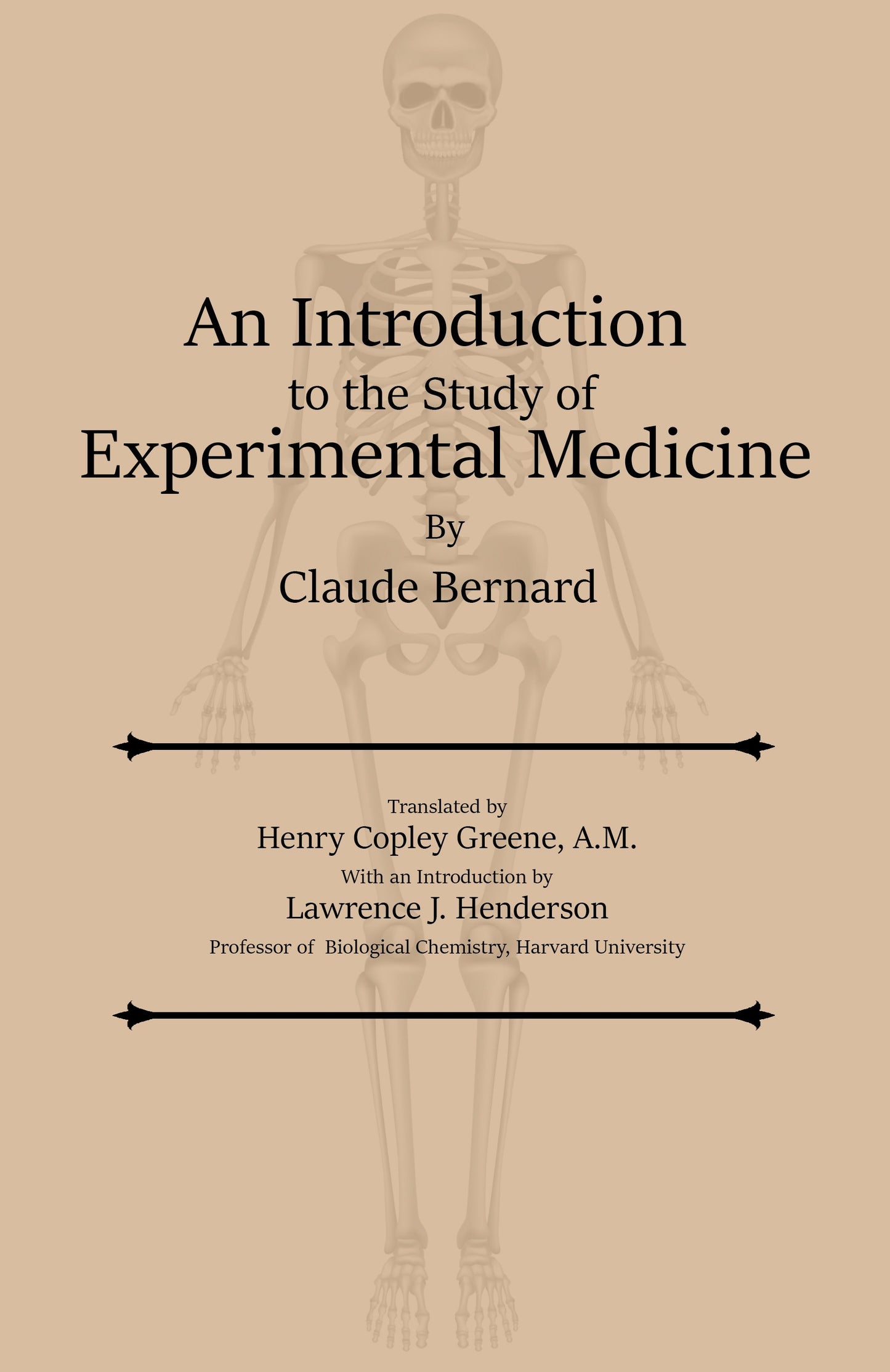 An Introduction to the Study of Experimental Medicine