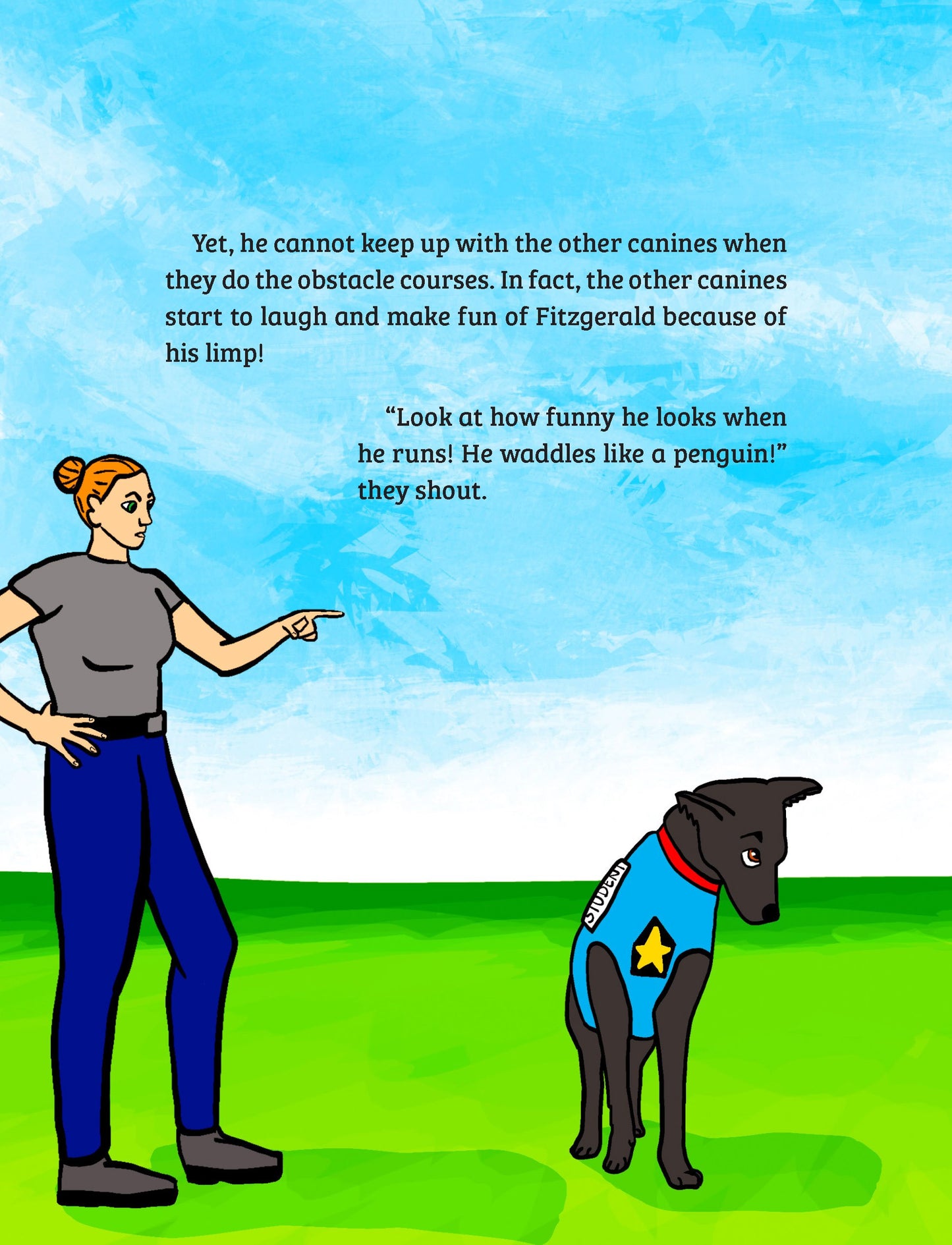 K9 Fitzgerald Sniffs Out Bullies “The K9 Academy”