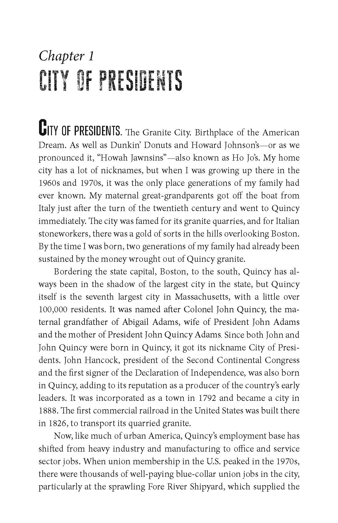 Quincy Boy: A City of Presidents Memoir