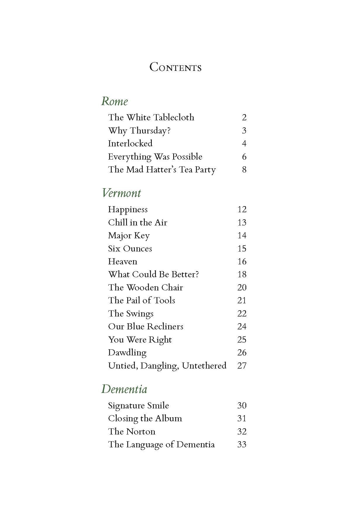 Things I am Keeping