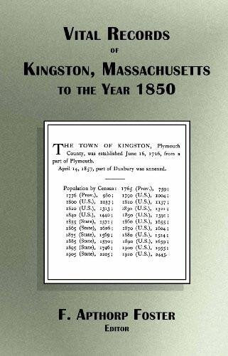 Vital Records of Kingston Massachusetts
