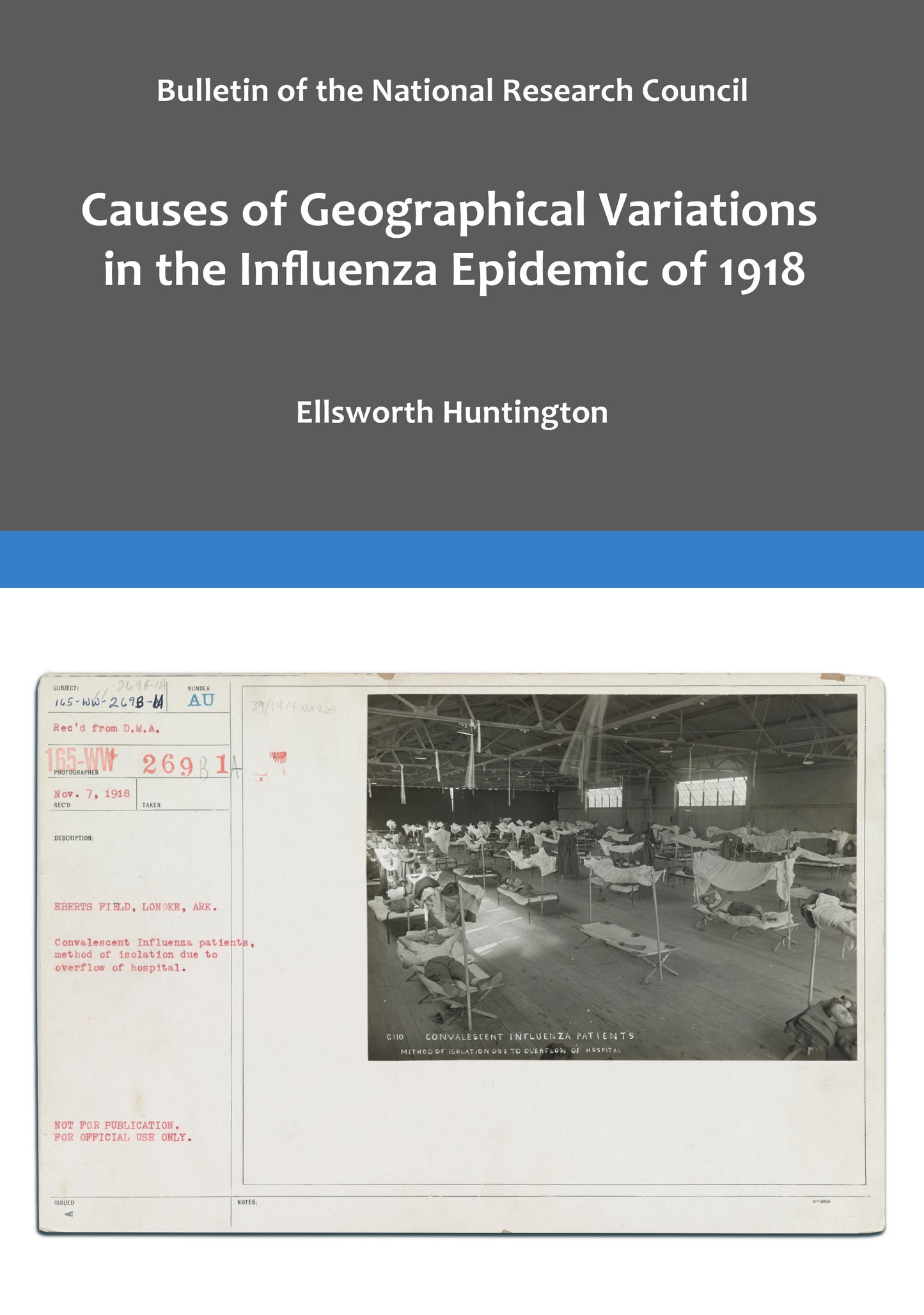 Causes of Geographical Variations in the Influenza Epidemic of 1918