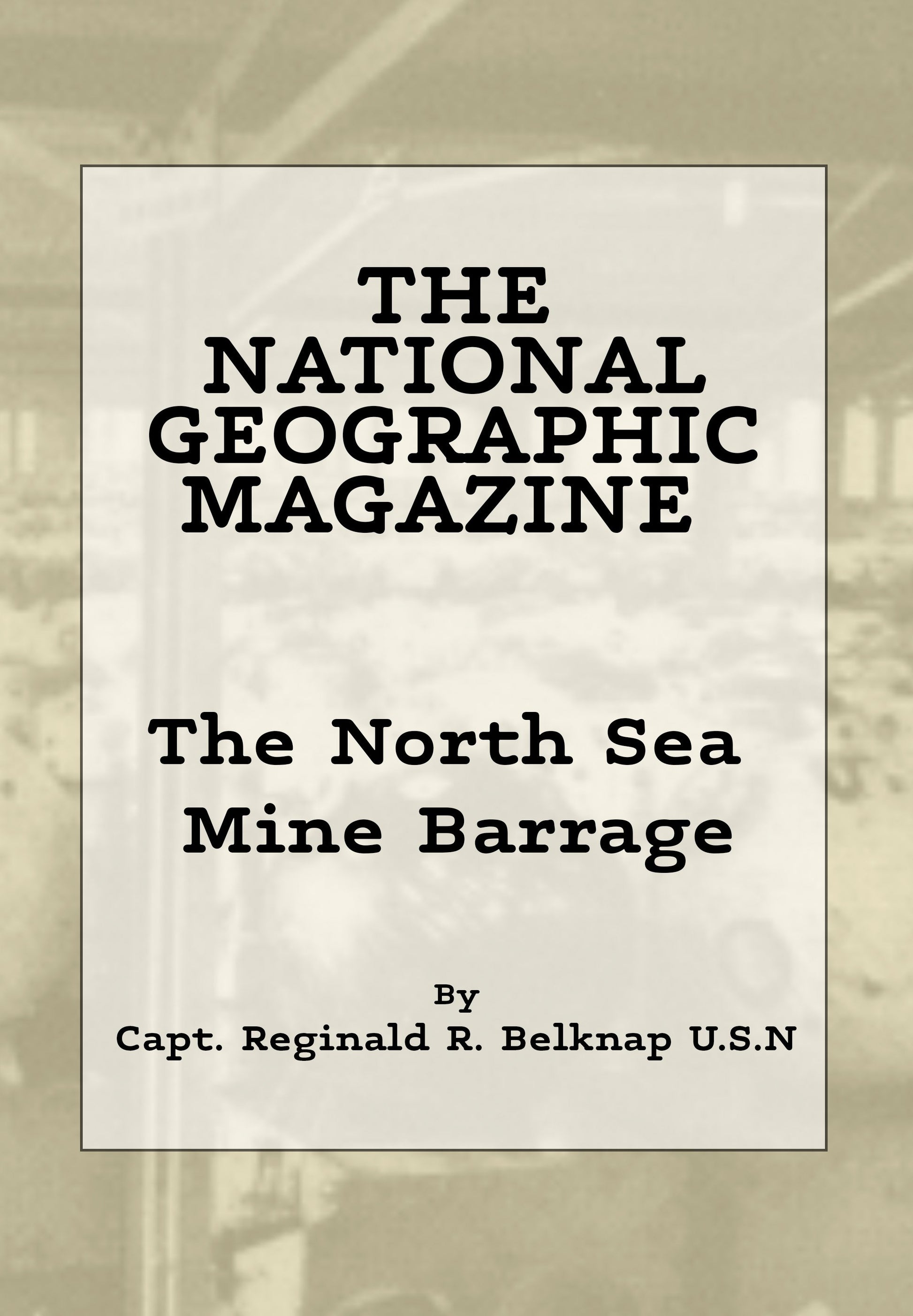 North Sea Mine Barrage